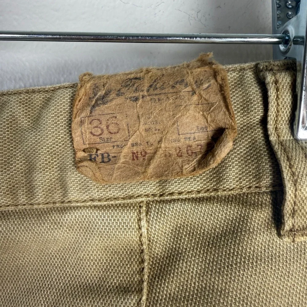 Faherty Men's Khaki Chino‎ Pants Size 36